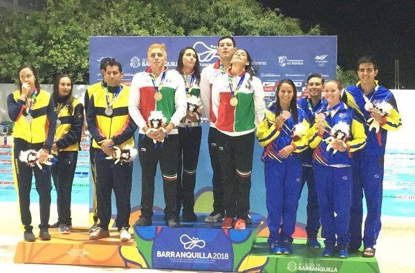Con un impresionante cierre a cargo de la velocista guanajuatense Liliana Ibáñez, el relevo tricolor en esta nueva modalidad mixta, se impuso a Colombia, medalla de plata con 3:50.40 así como a Venezuela, tercero con 3:53.58