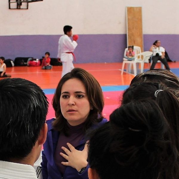 La atleta morelense Martha Embriz Nader, tras una pausa en su carrera deportiva, regresó y obtuvo el primer lugar en el Campeonato Panamericano ISKF (Federación Internacional de Shoto Kan Karate) 2018, celebrado en Panamá