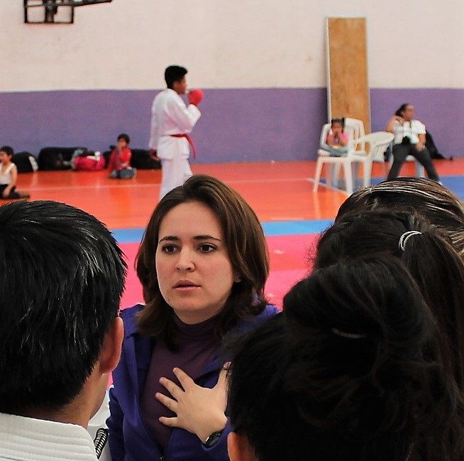 La atleta morelense Martha Embriz Nader, tras una pausa en su carrera deportiva, regresó y obtuvo el primer lugar en el Campeonato Panamericano ISKF (Federación Internacional de Shoto Kan Karate) 2018, celebrado en Panamá