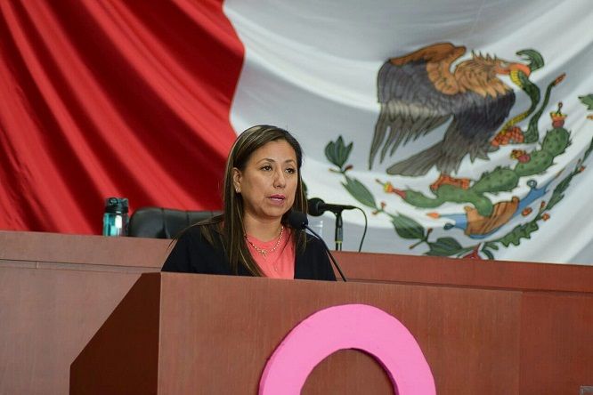 Con 10 votos a favor, la mayoría de mujeres, tres en contra del Partido Encuentro Social y dos abstenciones del Partido del Trabajo, fue aprobado el punto de acuerdo presentado por la diputada Alejandra Flores Espinoza, de MORENA
