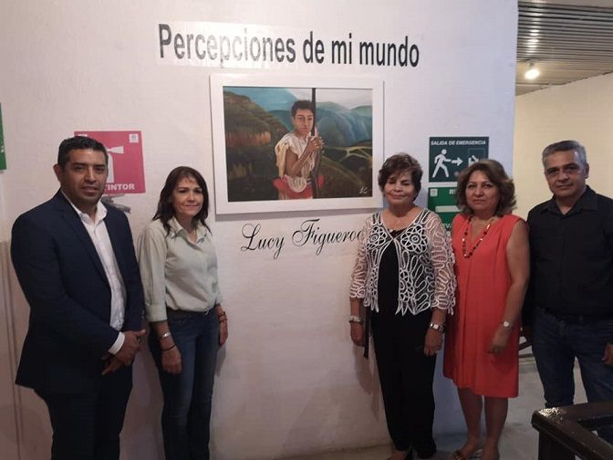 Fue en las instalaciones del Centro Cultural de la Delegación Estatal del ISSSTE, donde se realizó la inauguración y se montó la muestra de la pintora coahuilense, que estará en exposición durante un mes, y que consta de 25 cuadros