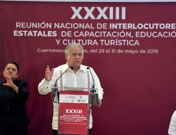 El funcionario federal inauguró esta mañana la XXXIII Reunión Nacional de Interlocutores Estatales de Capacitación, Educación y Cultura Turística. Actualmente, hay 120 mil estudiantes que cursan algún programa de formación en Turismo