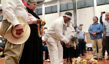 En Cuernavaca participaron 228 personas del pueblo náhuatl y de la población indígena migrante, que, entre otros acuerdos, plantearon se reforme el artículo 27 constitucional, para garantizar el respeto y posesión de las tierras y territorios de los pueblos indígenas