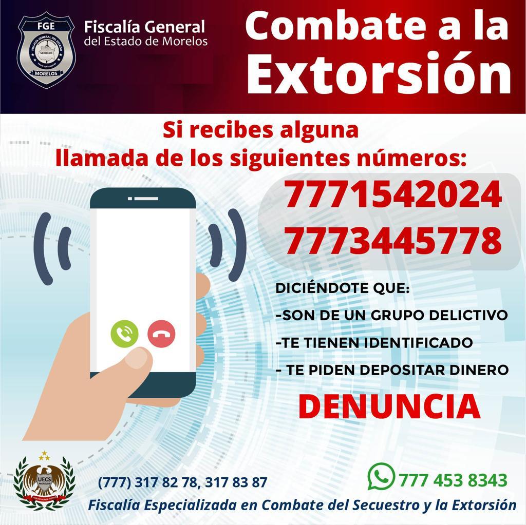 La segunda vertiente que están utilizando, es la de a la par de la llamada, enviar un video a través de los servicios de mensajería, en donde muestran armas de fuego y amenazan con acudir con la persona a la que intentan extorsionar, con la finalidad de obtener dinero a cambio de no causarles daño alguno