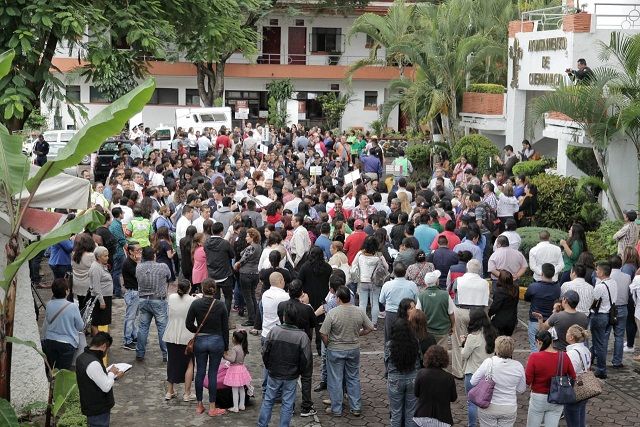 La Jefa de la Oficina de Presidencia, Laura Mendizábal, a nombre del alcalde Antonio Villalobos, encabezó este evento, con motivo del Día Nacional de Protección Civil, afirmó que en Cuernavaca estamos preparados para atender cualquier contingencia