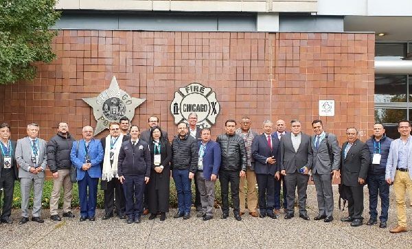 Ortiz Guarneros participó con cientos de jefes de seguridad de todo el mundo las mejores prácticas policiales y el estudio de distintos problemas de seguridad pública