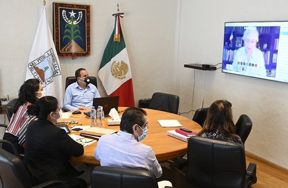 En el encuentro realizado de manera virtual, se dialogó sobre la gobernabilidad, coordinación y las acciones que fortalezcan la salud y la economía en México, especialmente durante la pandemia, para sacar adelante a los estado y al país
