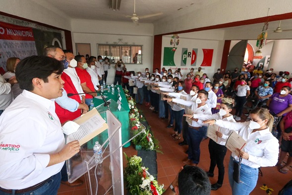 dijo que el presidente nacional, Alejandro Moreno respaldará como nunca las determinaciones de la dirigencia en Morelos porque las decisiones tendrán que salir de las bases del partido