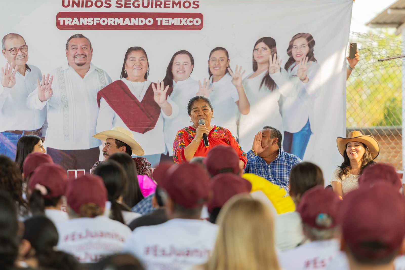 “Unidos Seguiremos Transformando Temixco” con Juanita Ocampo