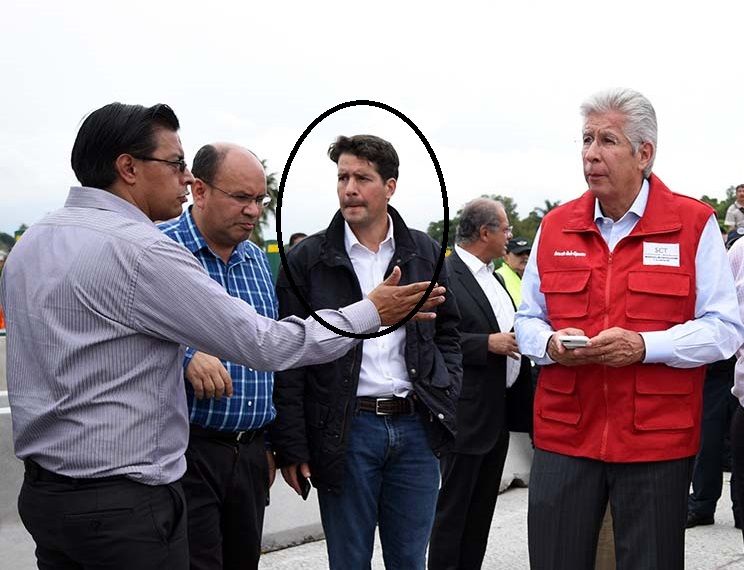 socavón registrado en el Paso Express