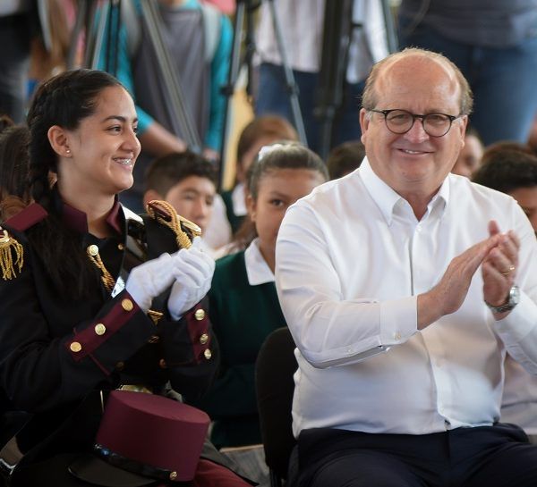 el gobernador de Morelos, Graco Ramírez, inauguró