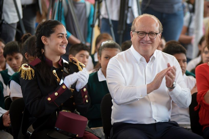 el gobernador de Morelos, Graco Ramírez, inauguró