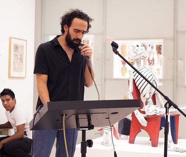 En el marco de la exposición “Víctor Fosado. Con mil diablos a caballo”