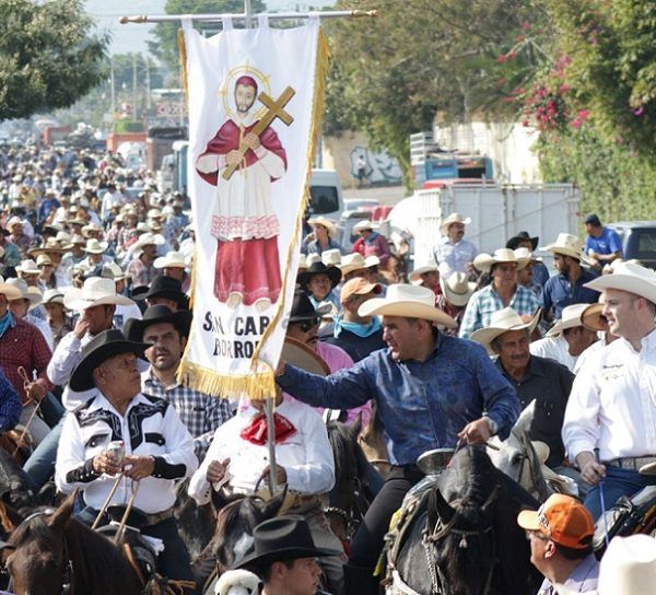 la tradicional Cabalgata de la Amistad 2017 en el municipio de Yautepec