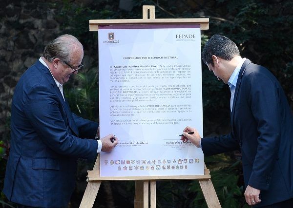 “Compromiso por el Blindaje Electoral”, para garantizar a la sociedad que los recursos públicos y programas institucionales estatales no sean utilizados con fines político electorales