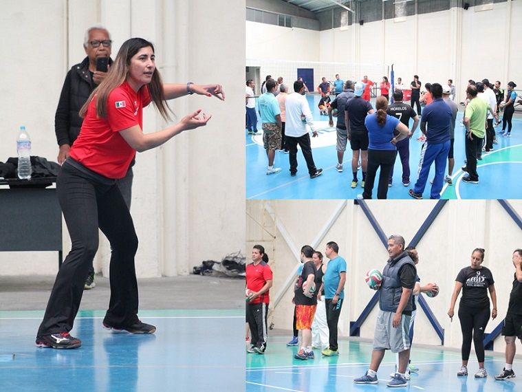 La ponente la experimentada Licenciada en Educación Física, ex jugadora de selección nacional, entrenadora, y actualmente la instructora certificada por CONADE, Gabriela Isela Alarcón Gómez