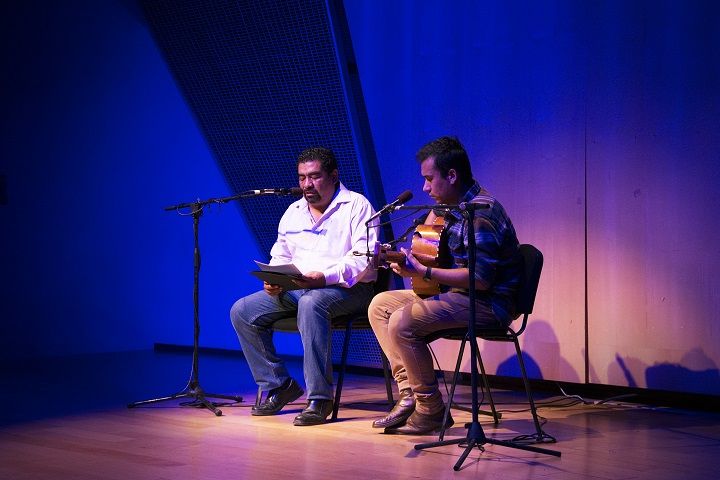 enmarcada dentro de la Noche de Museos, y que fue el preámbulo de la inauguración de la exposición “La Ruta del Bajo Quinto” en el Museo Morelense de Arte Popular