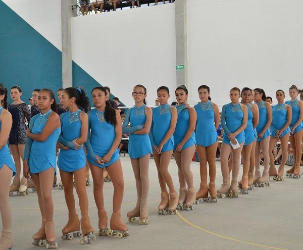 Nicolás Santibáñez Encarnación, presidente de la Federación Mexicana de Patinaje; Jacqueline Guerra Olivares, directora del Instituto del Deporte y Cultura Física de Morelos, así como Lourdes Navarro, presidenta de la Asociación de Patines Sobre Ruedas de Morelos