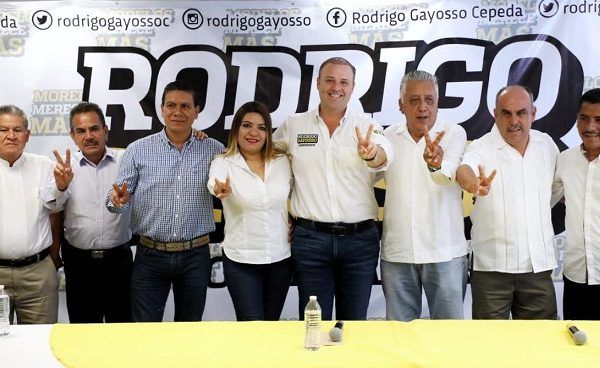 Candidatos a presidentes municipales de Movimiento Ciudadano, Nueva Alianza y del Verde Ecologista de México, se sumaron al proyecto a la gubernatura del candidato por el PRD y PSD, Rodrigo Gayosso Cepeda