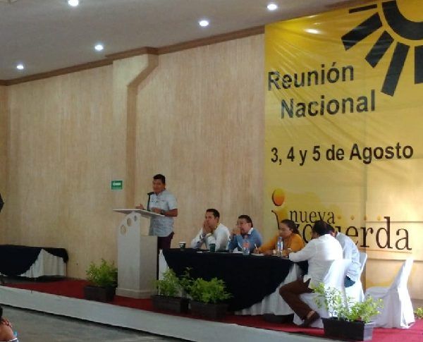 El dirigente en la entidad del Sol Azteca, Matías Quiroz Medina, dio la bienvenida a todas las corrientes nacionales del partido que ven al estado como un espacio para la reflexión y el intercambio de opiniones que permitan el crecimiento de dicho instituto