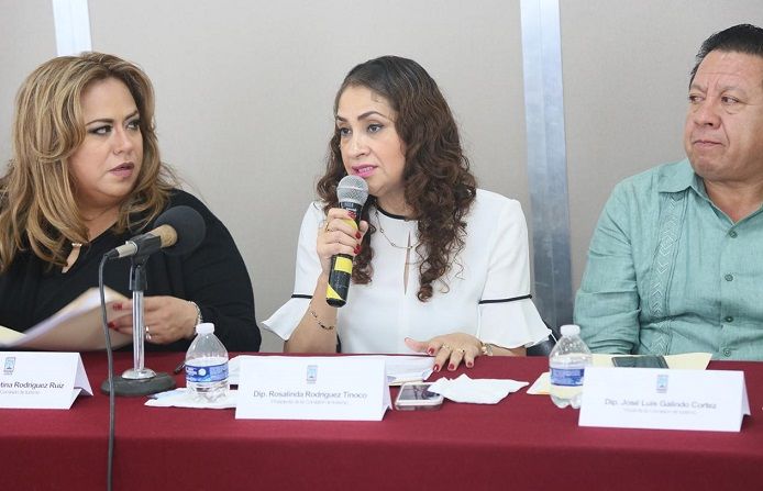 Durante la instalación, la legisladora perredista estuvo acompañada de la secretaria de la comisión, Tania Valentina Rodríguez Ruiz; y del vocal, José Luis Galindo Cortés, a quienes los invitó a cumplir con lo establecido en el artículo 81 de la Ley Orgánica del Poder Legislativo en donde se definen las actividades de dicha comisión