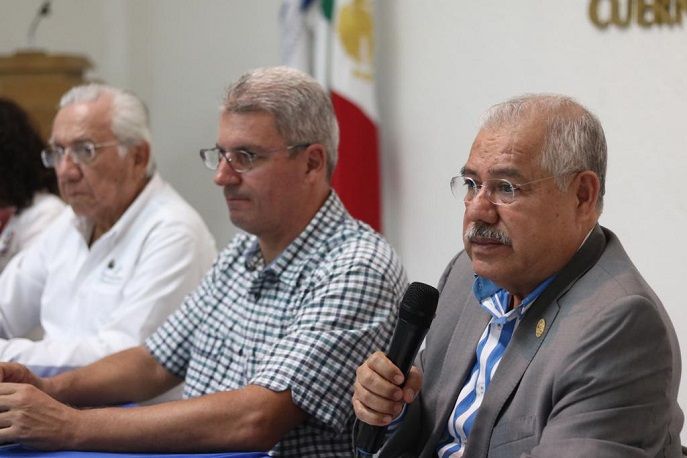 A invitación del consejo directivo de esta agrupación de empresarios, el funcionario escuchó sus propuestas e inquietudes, y dio a conocer parte de su plan de trabajo, basado en la coordinación con las fuerzas federales y los municipios