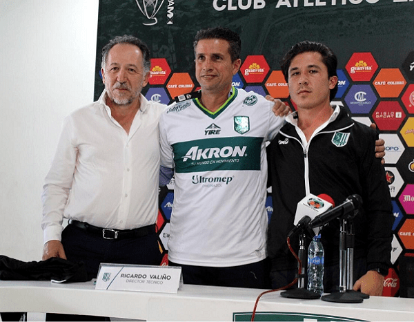 Acompañado por el presidente del equipo, Víctor Arana de la Garza, y del Director Deportivo, Patricio Arana, Ricardo Valiño agradeció a la oportunidad y se comprometió a esforzarse para cumplir los objetivos inmediatos que el equipo se planteó para el Torneo Apertura 2018 del Ascenso MX