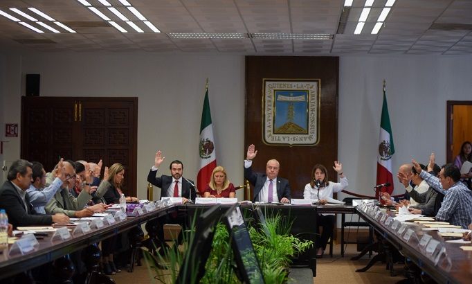 presentó al equipo académico que formará parte de la coordinación ejecutiva de las actividades conmemorativas, entre los que se encuentran Carlos Gallardo Sánchez, Carlos Barreto Zamudio, Valentín López González y Horacio Crespo Gaggiotti, reconocidos historiadores en el Estado