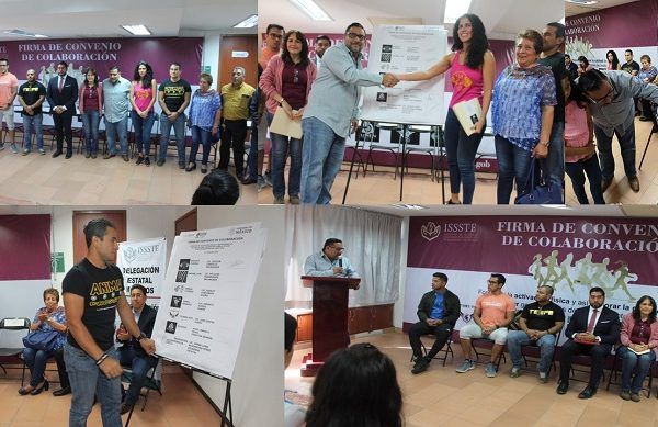 Con la asistencia de las autoridades de la delegación del ISSSTE Morelos, así como de los representantes de los sindicatos, dueños y encargados de los diferentes gimnasios, y público en general fue como se llevó la ceremonia protocolaria de este convenio en la que el principl objetivo es de cambiar la cultura de los trabajadores y derechohabientes a fin de que tengan las mejores oportunidades de darle un cambio a su forma de vivir, promover la practica deportiva y recreativa de alguna actividad física a fin de tener una mejor calidad de vida, sobre todo que en la actualidad los indices de enfermedades como la diabetes, la obesidad, hiperteción