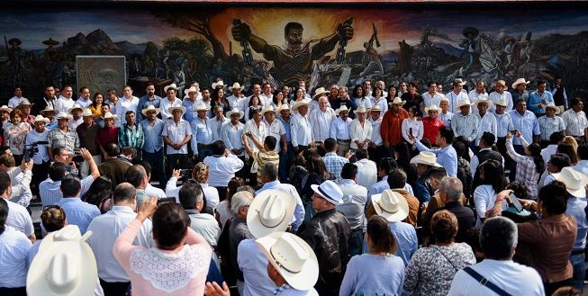 El evento oficial fue encabezado por el José Manuel Sanz Rivera, jefe de la Oficina de la Gubernatura y empresario de origen español; y en representación del presidente de la República, Andrés Manuel López Obrador, Francisco Taibo II, director general del Fondo de Cultura Económica de la Secretaría de Cultura
