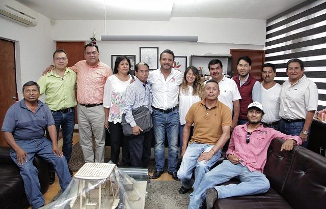 En el encuentro, el alcalde capitalino dijo que tiene bien definida y clara su estrategia de gobierno, y esta es a favor de Cuernavaca