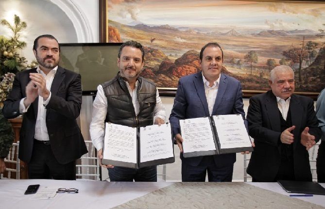 "Firmamos con responsabilidad el convenio para trabajar en unidad y recuperar la tranquilidad de nuestra gente", afirmó el presidente municipal, quien fue respaldado por todos los miembros del Cabildo de Cuernavaca
