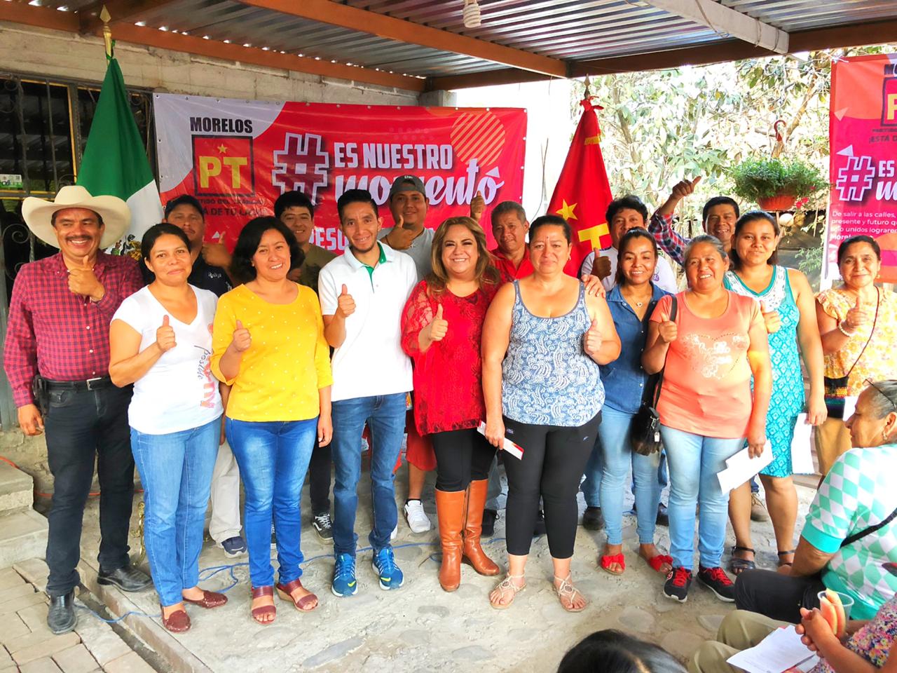La dirigente partidista dejó en claro que el Partido del Trabajo se está fortaleciendo con la suma de mujeres y hombres comprometidos con el estado de Morelos y sus municipios