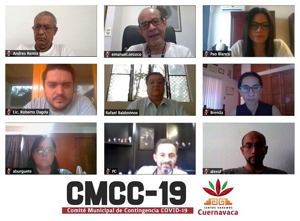 El Comité Municipal de Contingencia Covid-19 (CMCC-19) alista las recomendaciones para el ayuntamiento de Cuernavaca ante la inminente tercera fase de la pandemia ocasionada por el coronavirus la cual se caracteriza por el crecimiento abrupto del número de enfermos