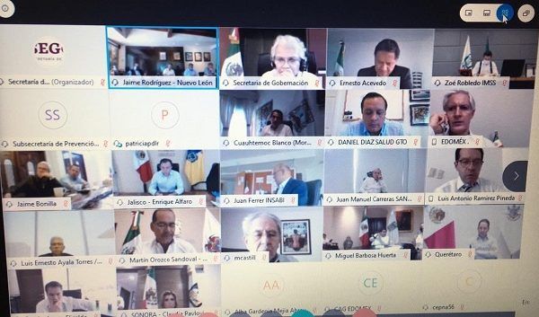 los gobernadores de Aguascalientes, Baja California, Coahuila, Chihuahua, Estado de México, Guanajuato, Puebla, Querétaro, Morelos, Nuevo León y San Luis Potosí