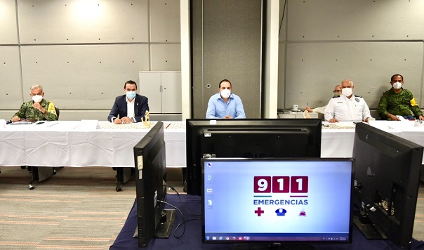 La sesión de la Mesa se realizó en el Centro de Coordinación, Comando, Control, Comunicaciones y Cómputo -C5 Morelos-, donde los integrantes dieron seguimiento a los temas con mayor relevancia en materia de seguridad pública y justicia