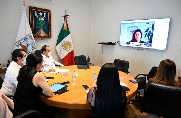 Dicha sesión se llevó a cabo con la finalidad de analizar el semáforo epidemiológico que elabora el Gobierno Federal, así como la entrada en vigor del Tratado entre México, Estados Unidos y Canadá (T-MEC), nuevo acuerdo comercial que sustituye al Tratado de Libre Comercio (TLCAN)