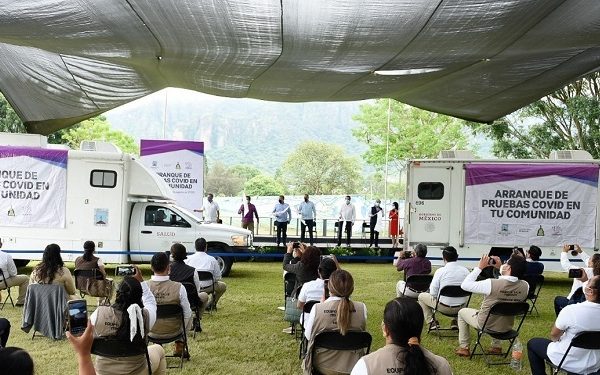 El gobernador de Morelos, Cuauhtémoc Blanco Bravo, puso en marcha el proyecto de salud “Pruebas COVID en tu Comunidad”, el cual pretende detectar posibles brotes de contagio en la entidad para ser atendidos de manera oportuna y, con ello, disminuir todo tipo de riesgos