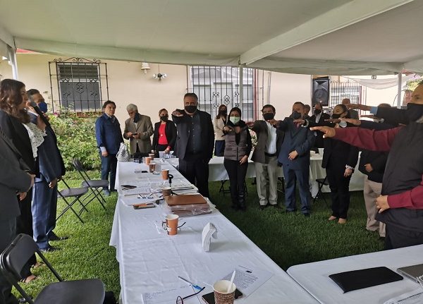 En el acto, se presentó el informe de labores del ejercicio 2018-2020 y se hizo un reconocimiento a los logros alcanzados durante la gestión de Ricardo Popoca González y en virtud de ello se determinó dar continuidad a los trabajos emprendidos, razón por la cual se votó por su reelección por el periodo 2020-2021