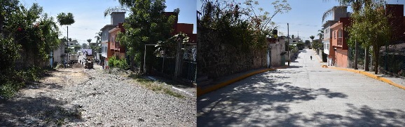 A través de un video, el edil informa que la obra consta de la pavimentación de mil 200 metros cuadrados con concreto hidráulico de la calle Morelos, en la segunda etapa. Los trabajos tuvieron una inversión de un millón 342 mil pesos, recursos económicos provenientes del Fondo de Aportaciones para la Infraestructura Social (FAIS) 2020.